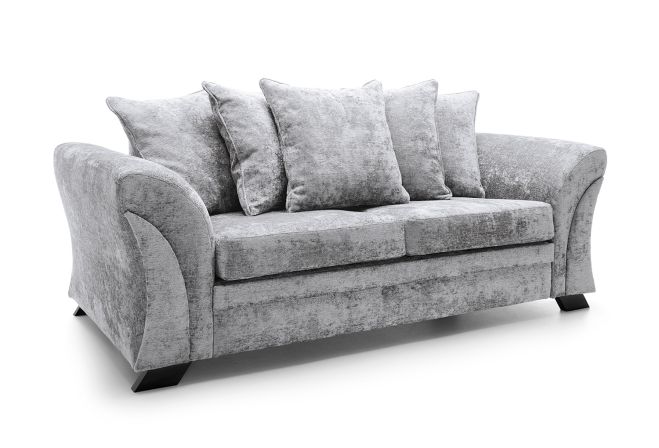 FARROW CRUSHED CHENILLE 3 SEATER SOFA