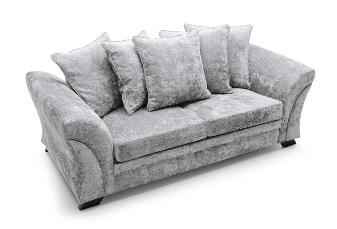 FARROW CRUSHED CHENILLE 3 SEATER SOFA