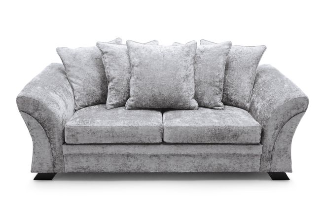 FARROW CRUSHED CHENILLE 3 SEATER SOFA