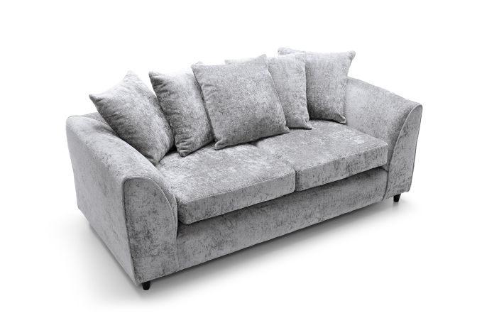 Harriet Crushed Chenille 3 Seater