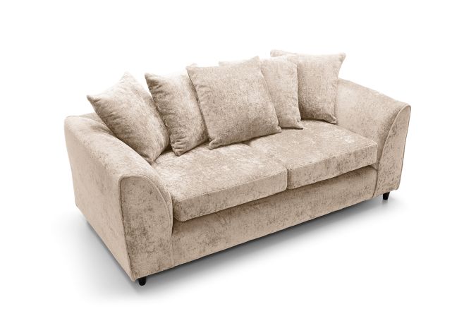 Harriet Crushed Chenille 3 Seater