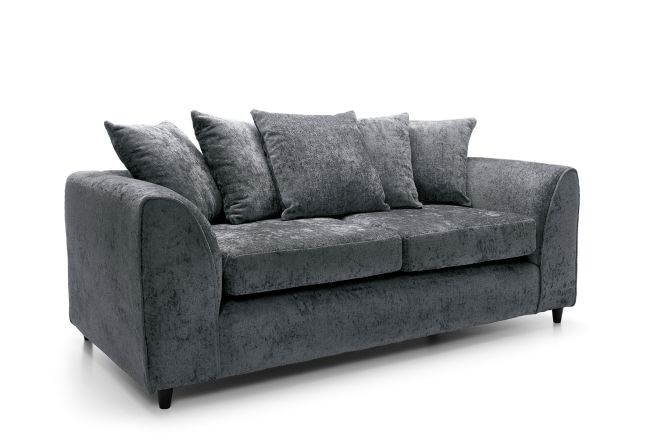 Harriet Crushed Chenille 3 Seater
