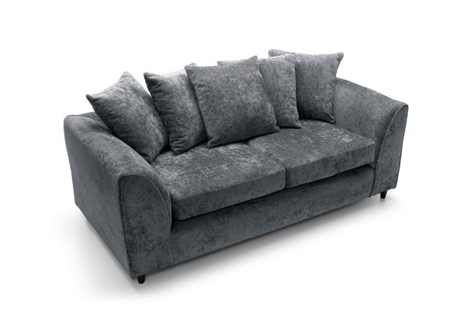 Harriet Crushed Chenille 3 Seater