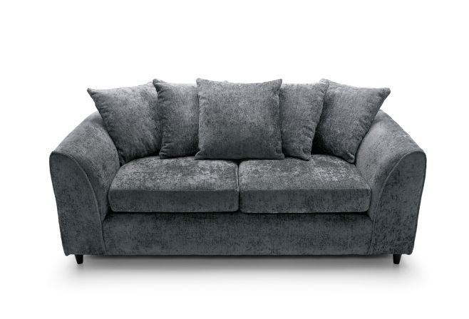 Harriet Crushed Chenille 3 Seater