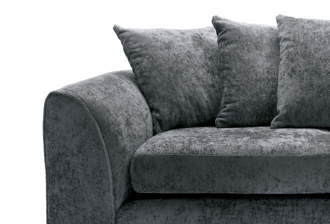 Harriet Crushed Chenille 3 Seater