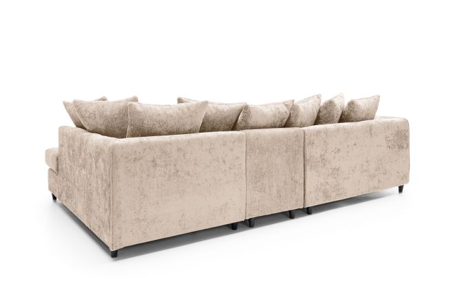 Harriet Large Crushed Chenille Corner Sofa