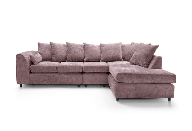 Harriet Large Crushed Chenille Corner Sofa