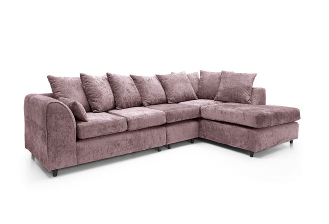Harriet Large Crushed Chenille Corner Sofa