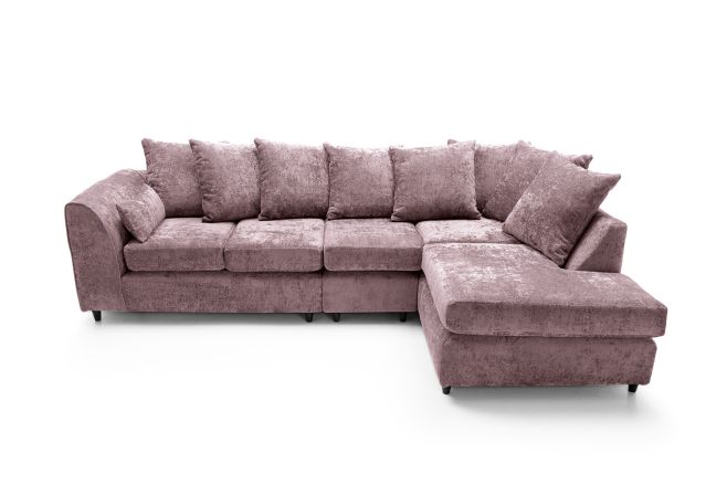 Harriet Large Crushed Chenille Corner Sofa