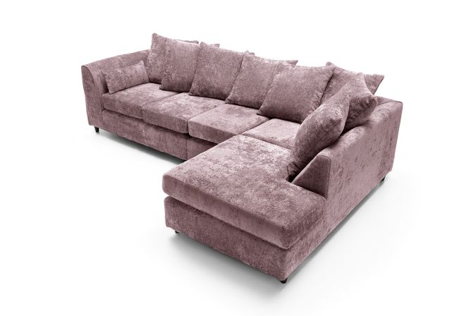 Harriet Large Crushed Chenille Corner Sofa