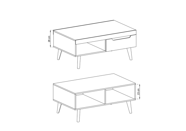 Nordi Coffee Table 107cm