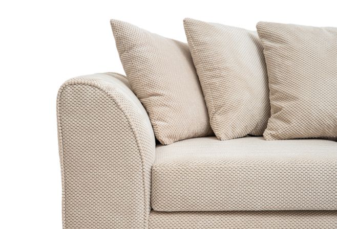 Jumbo Cord 3 Seater Sofa Grid-Textured