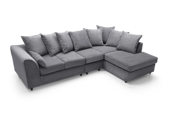 Jumbo Cord Large Corner Sofa