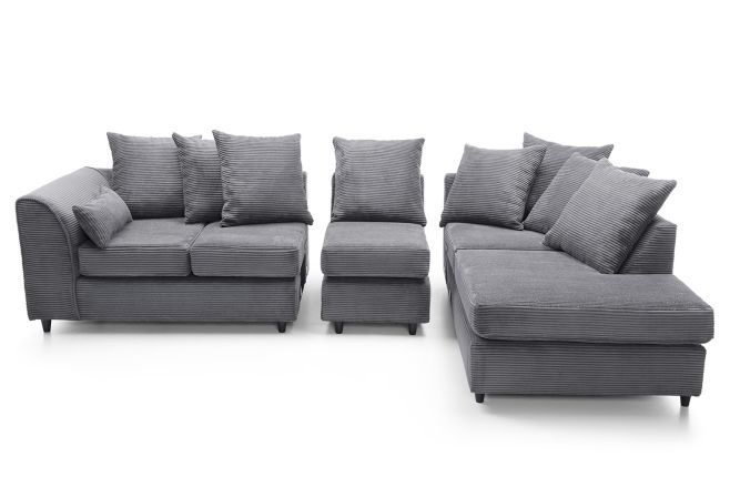 Jumbo Cord Large Corner Sofa