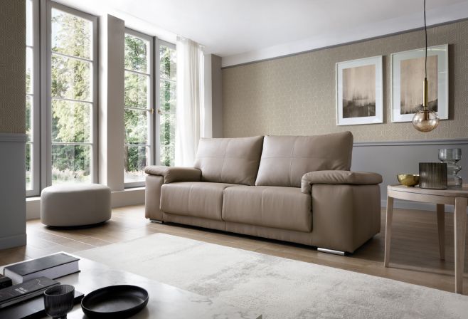 Texas 3 Seater Leather Sofa