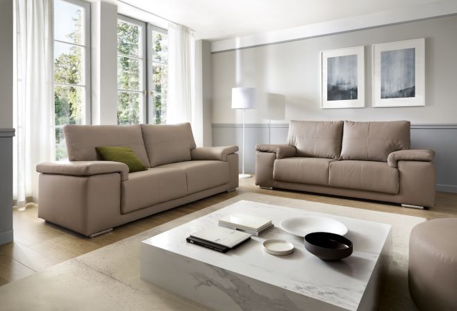 Texas 3 Seater Leather Sofa