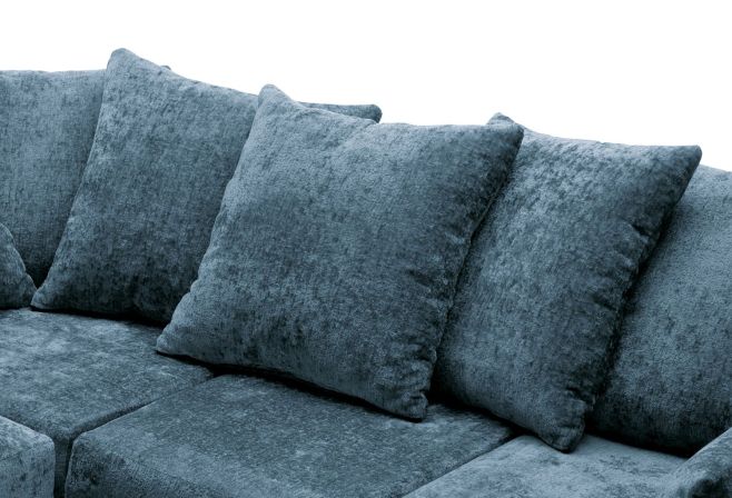 Harriet Crushed Chenille U-Shape Sofa
