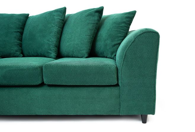 Jumbo Cord Corner Sofa Grid-Textured