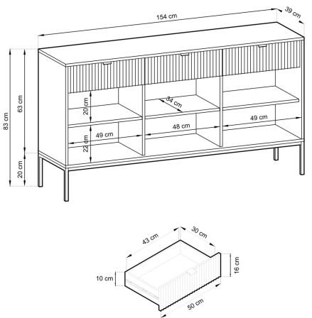Nova Sideboard 154cm