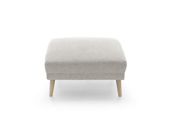 Harper Chenille Square Footstool