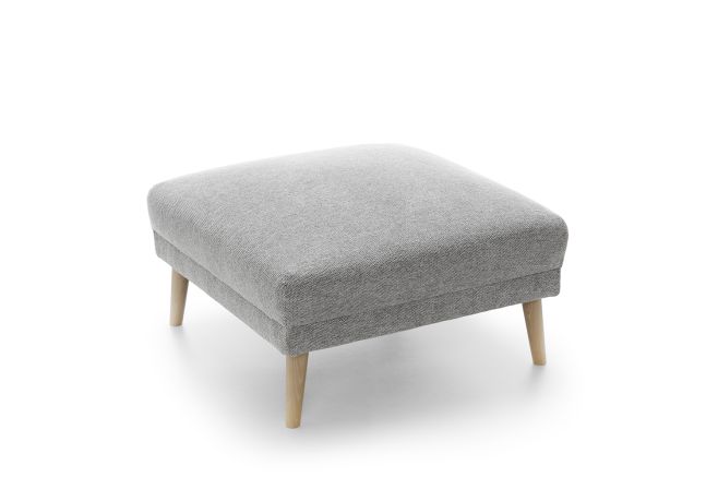 Harper Chenille Square Footstool