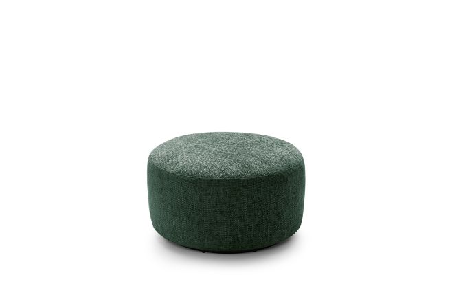 Ingrid Chenille Swivel Footstool