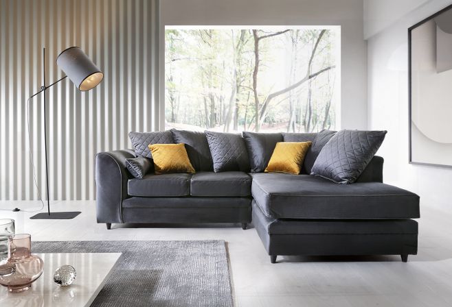 Chicago Velvet Corner Sofa