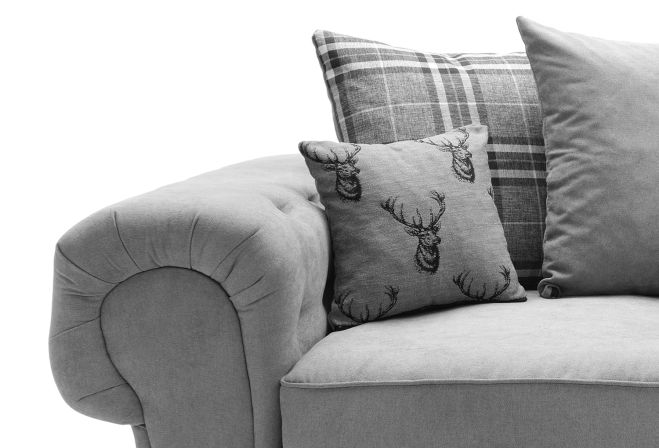 VERONA CHENILLE 3 SEATER SOFA