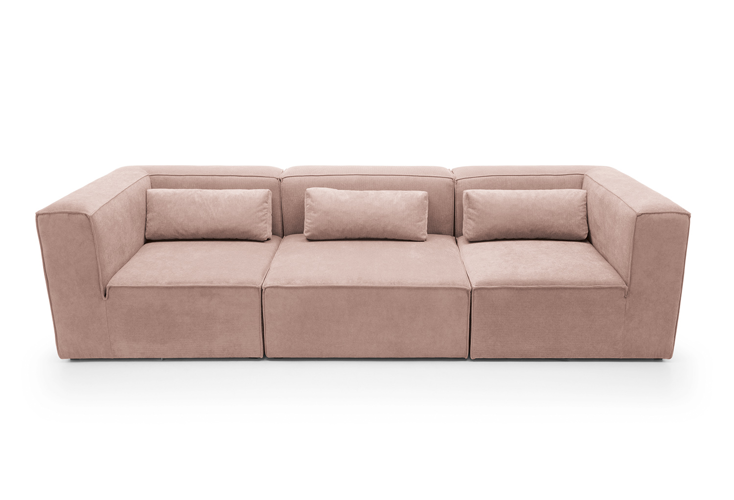 Pink modular store sofa