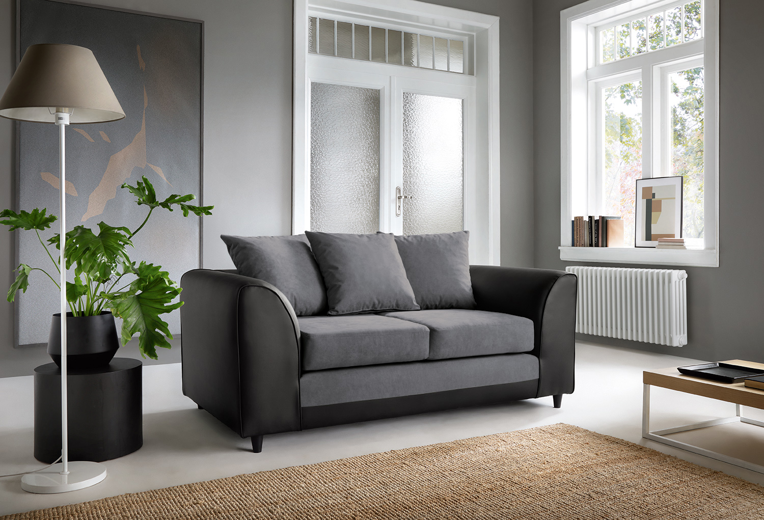 Chenille 2 seater shop sofa