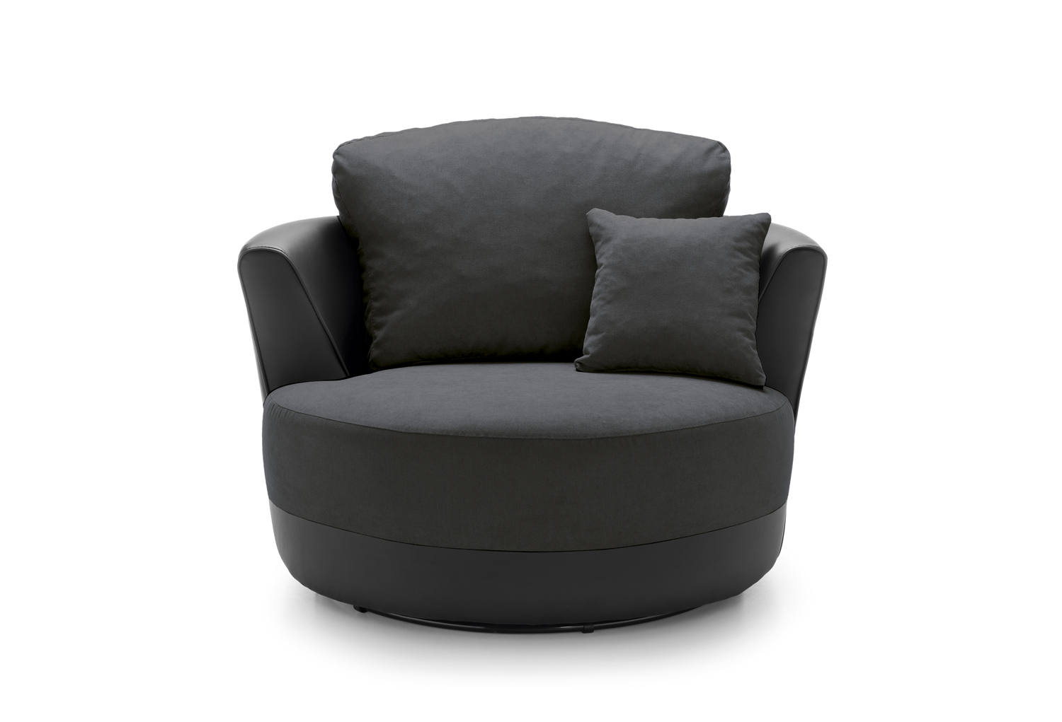 Luca cuddle sale fabric swivel chair