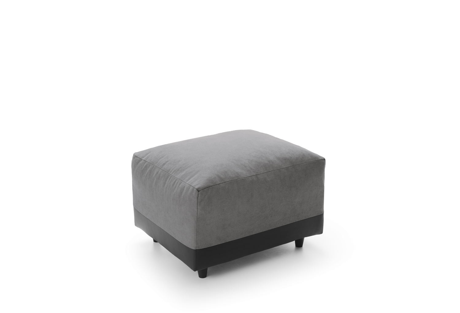 Grey chenille deals footstool