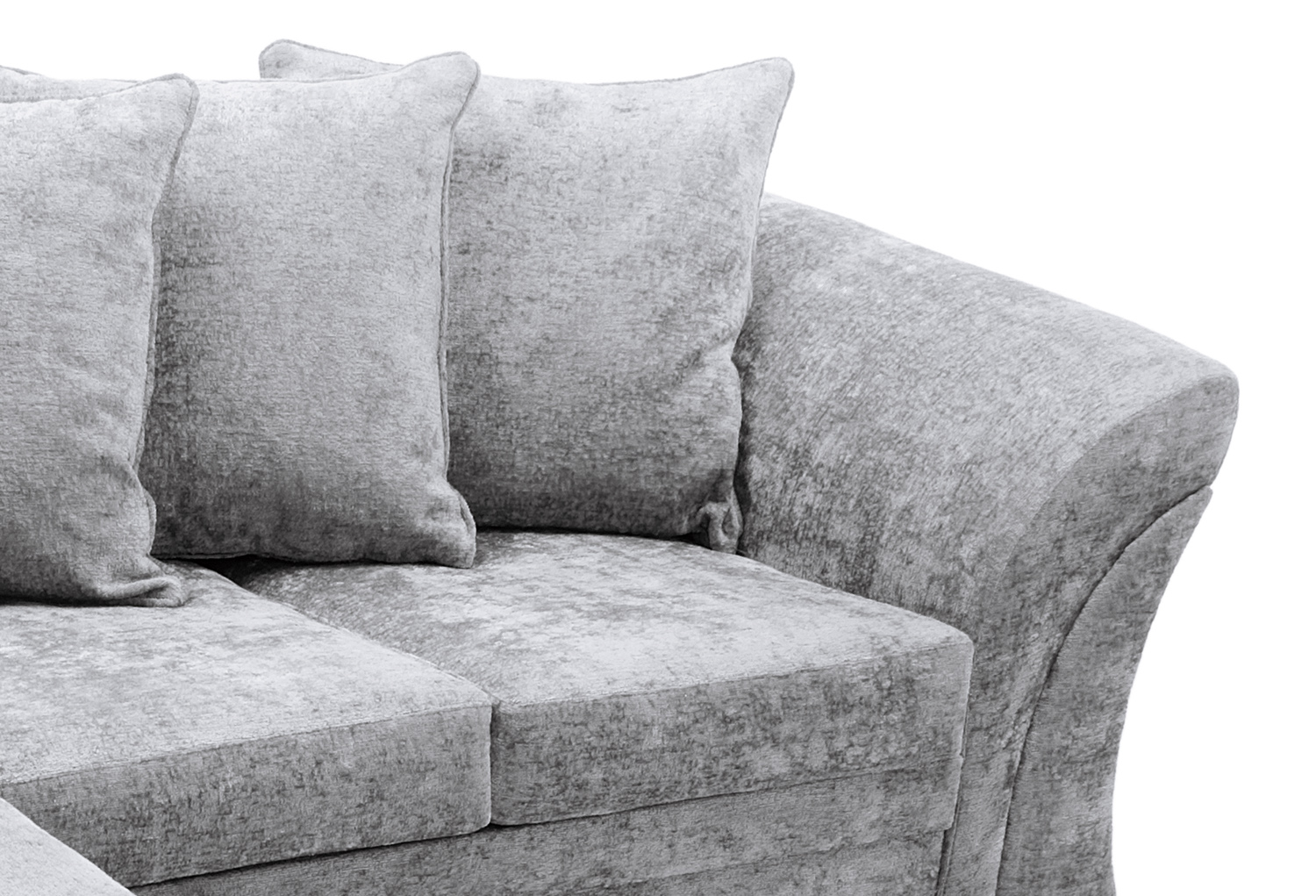 FARROW CRUSHED CHENILLE CORNER SOFA