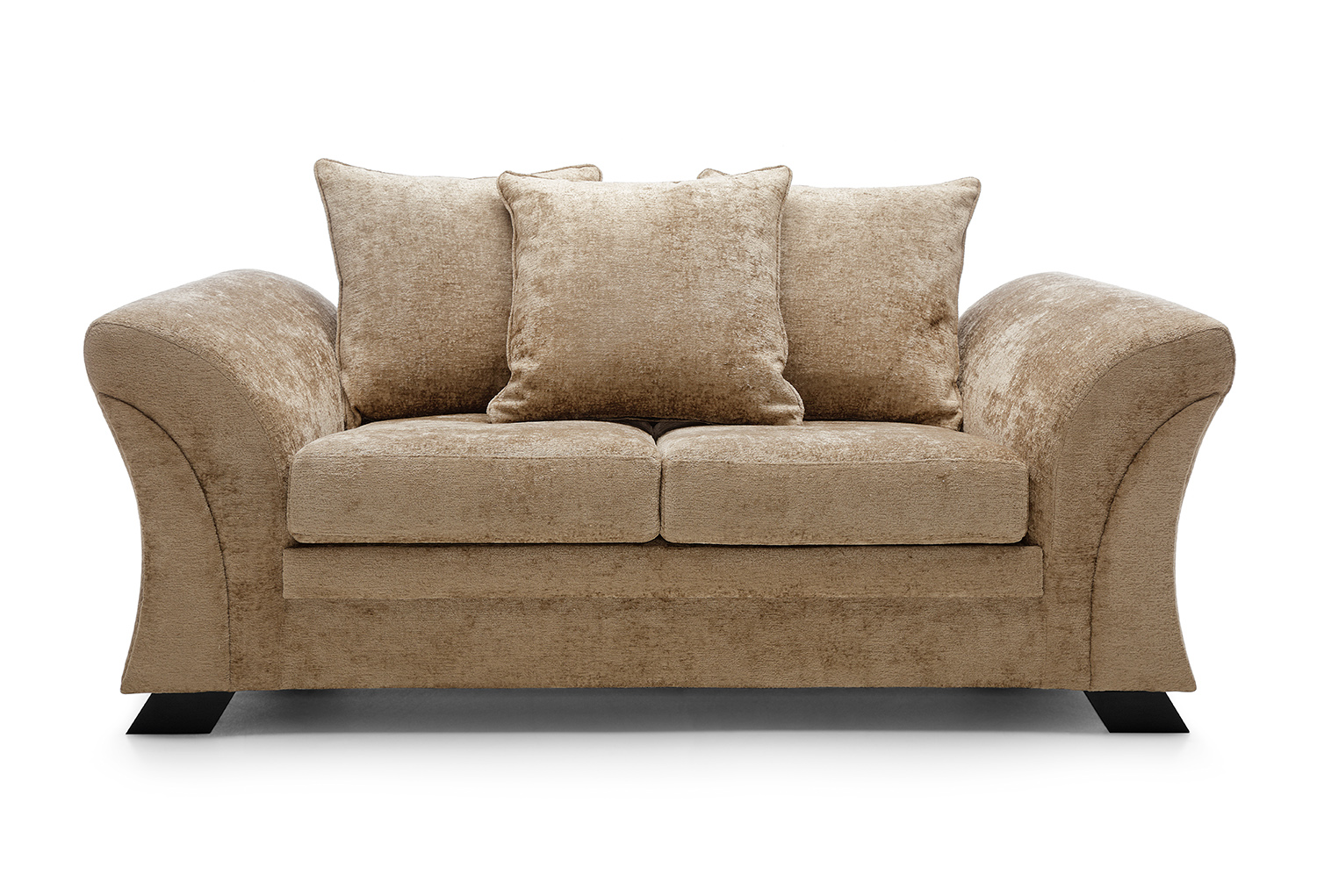 Champagne crushed shop velvet sofa