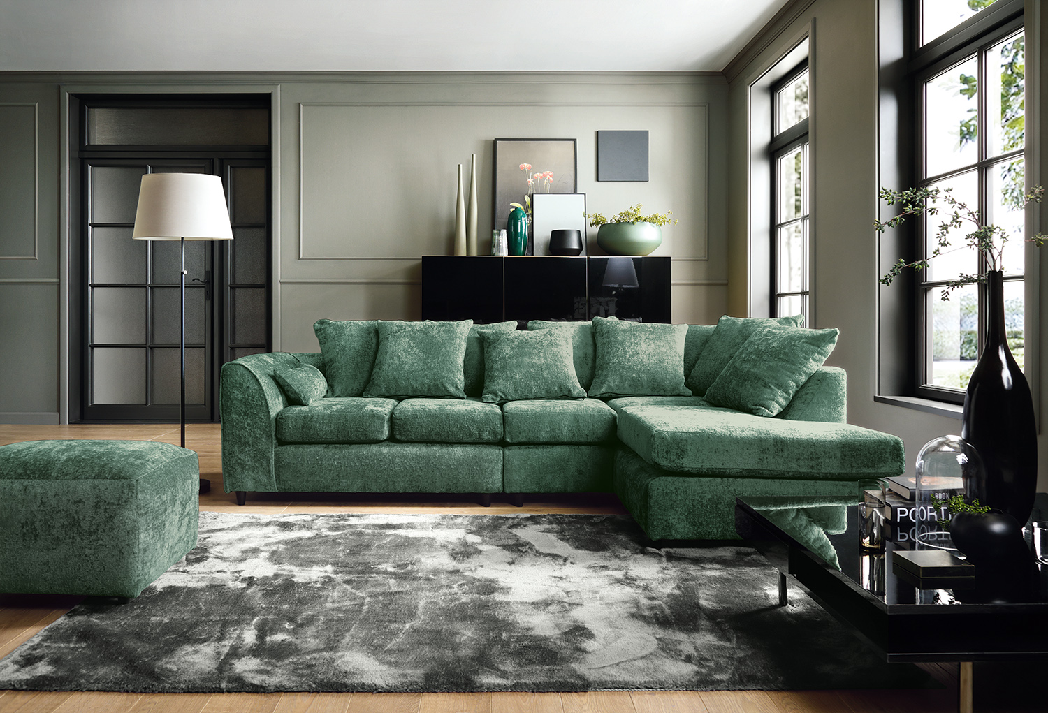 Emerald corner sofa online