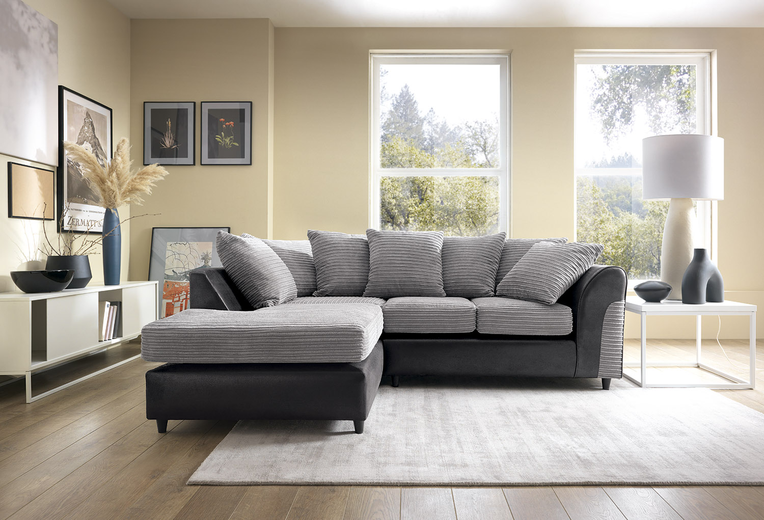 Grey corner sofa outlet harveys