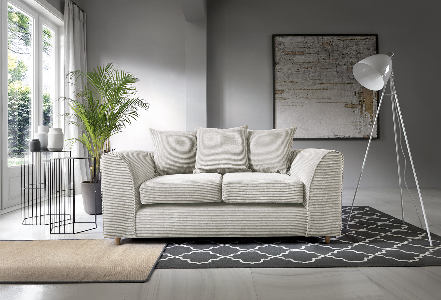 Jumbo cord discount 2 seater sofa