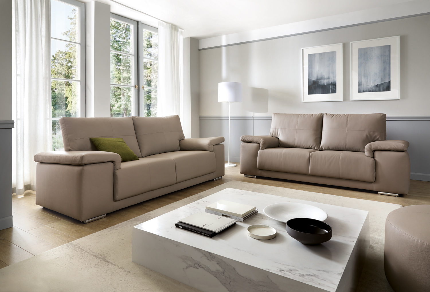Texas 3 Seater Leather Sofa