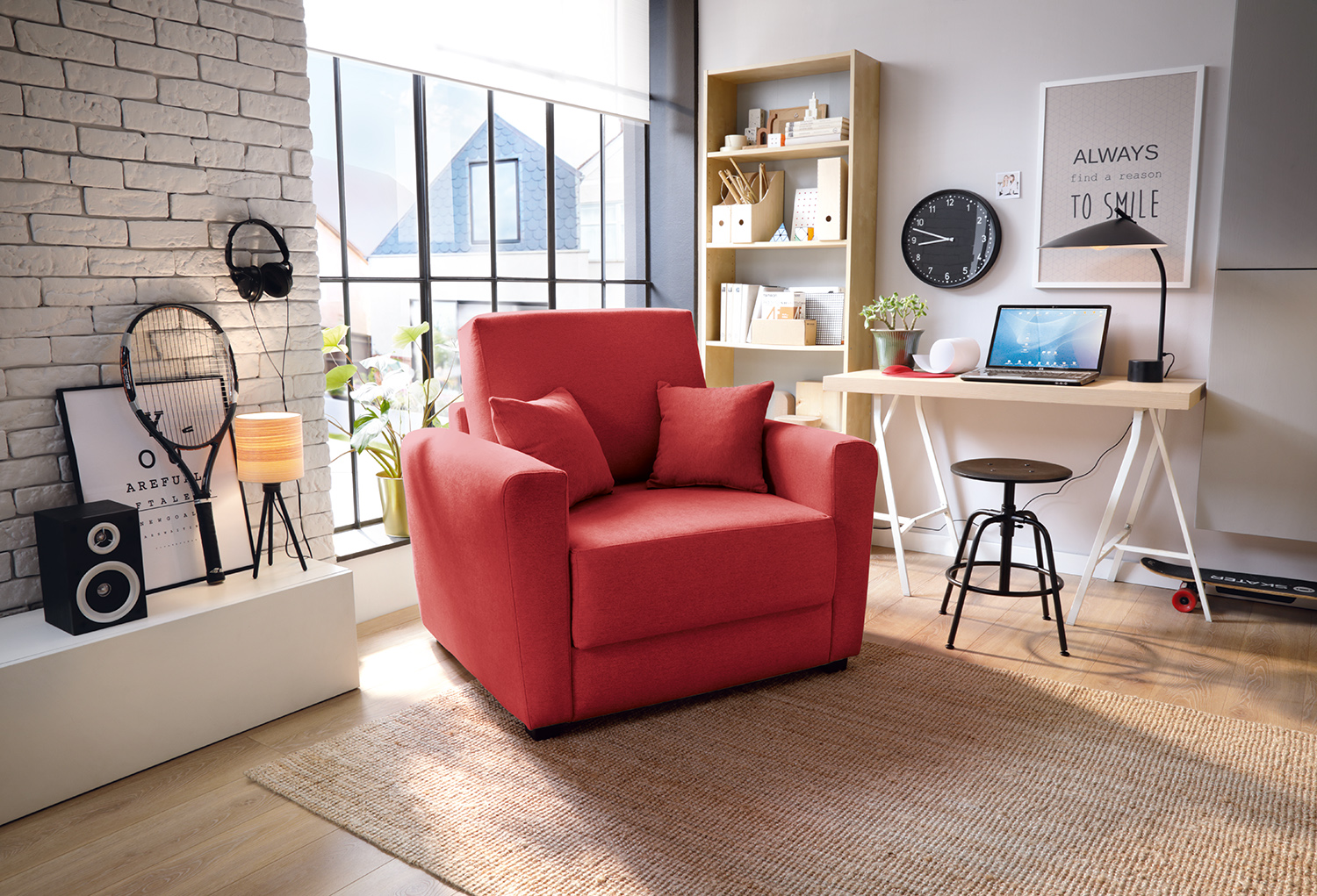 Furniture outlet single sofa