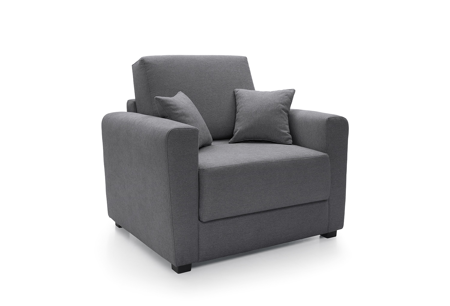 Black shop sofa single