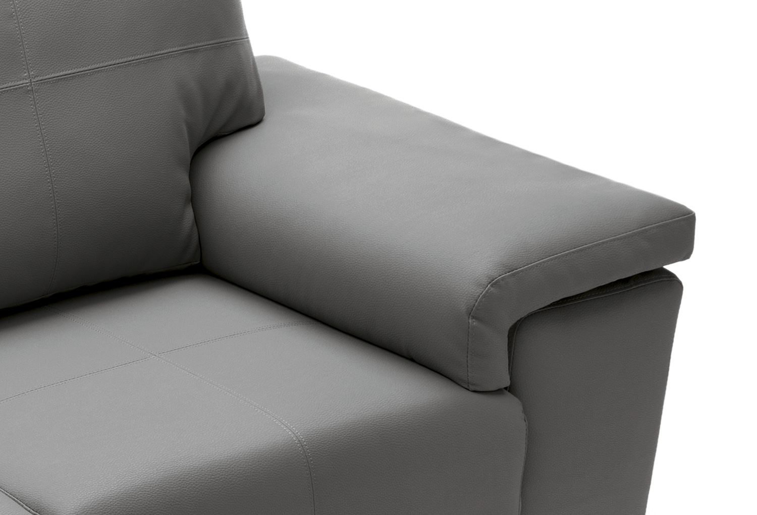 Ikea grey 2025 leather sofa